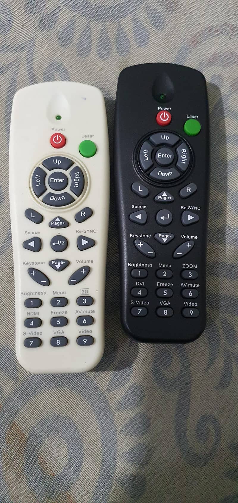 Projector remote control 11
