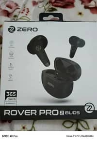 zero earbuds rover pro z buds   new condition