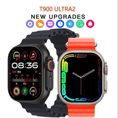 ultra 2 samart watch with box with cable