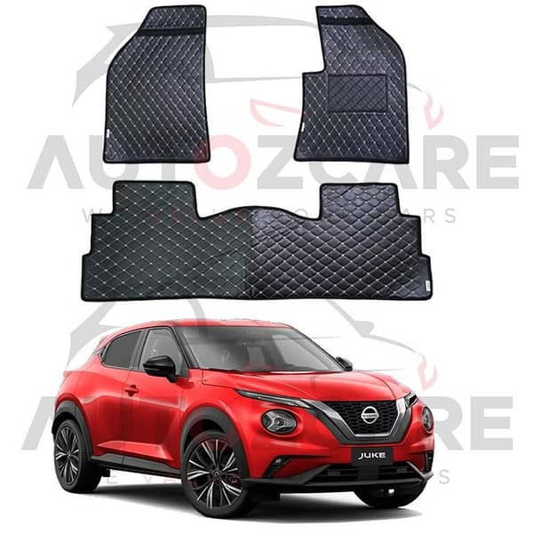 Nissan Juke 7D Floor Mat (Flat Style) 3PCS - Model 2020-2026