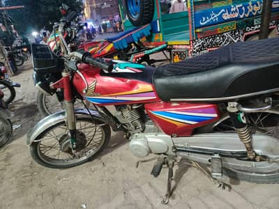 Honda cg 125 2008 model original condition golden number 03217699114