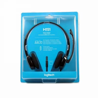 Logitech H151 Analog Stereo Headset with Boom Microphone