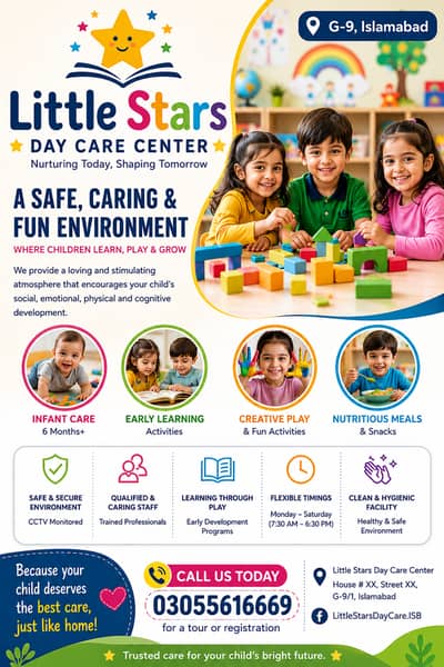 Little Stars Day Care – G-9 Islamabad