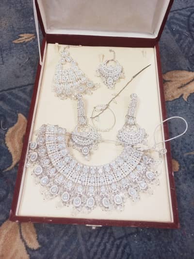 Bridal wedding and Valima drees with jewellery