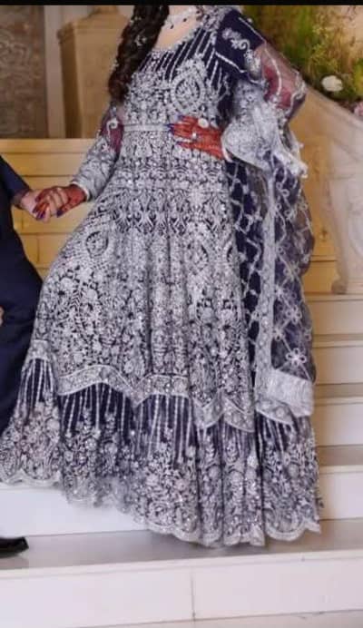 Once worn Bridal Barat + Valima Dress set with shoes jewellery.