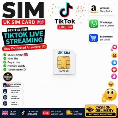 nano nossy sim. crd u. k for ECOM Social apss Nanu card with guaranteed