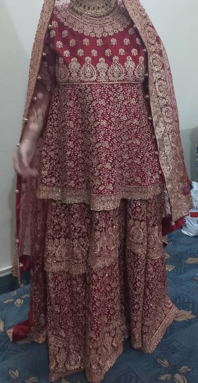 Bridal wedding and Valima drees with jewellery