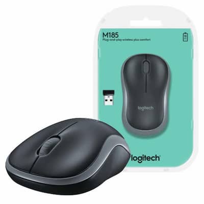 Logitech Wireless Mouse M185. A simple, reliable mouse with plug-and-