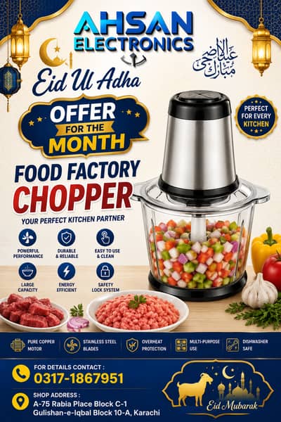 Electric Food Chopper Ultimate . . . .