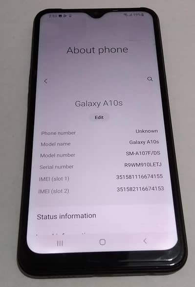 Samsung Mobile A10S