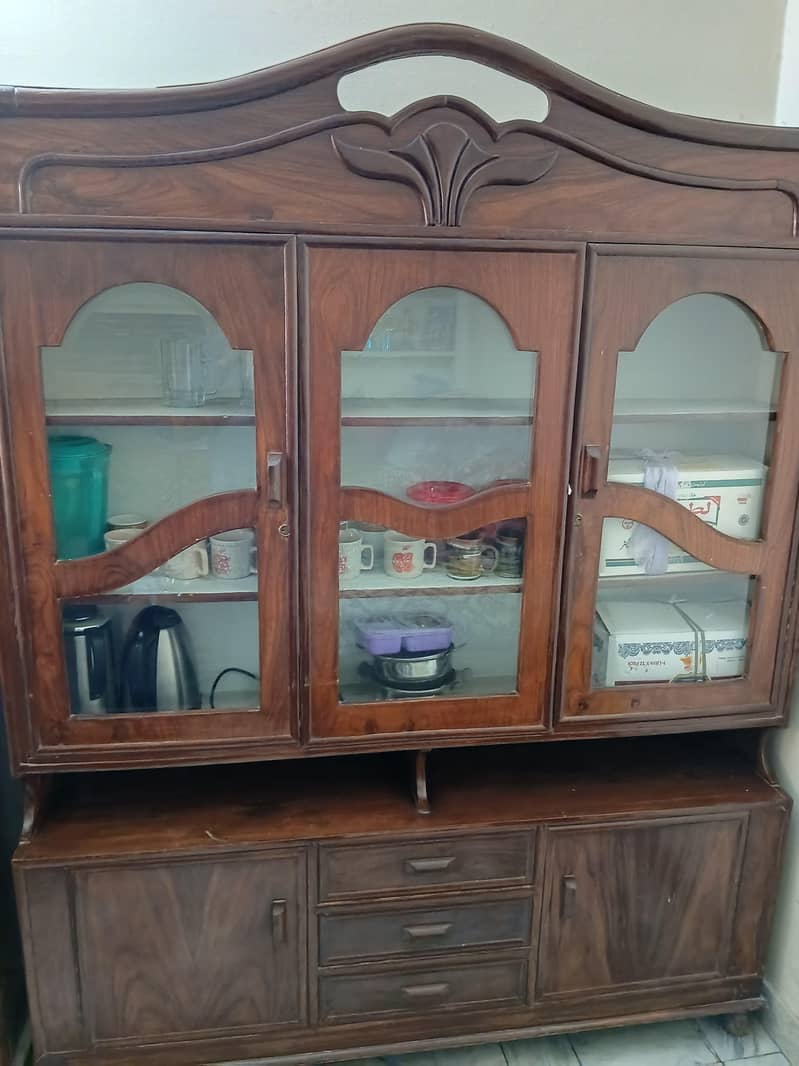 Dressing table and Dish Cabnet 1