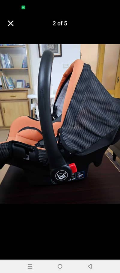 TINNIES Brand Baby Cot Car Seat Orange Color