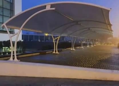 Car Parking Structure | Tensile Fabrics | Wall Mounted | Marquee Sheds
