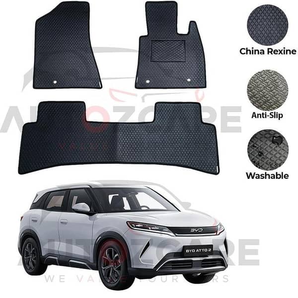 BYD ATTO 2 China Rexine Floor Mat 3PCS - Model 2026