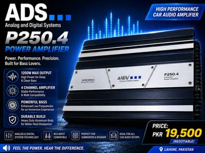 ADS P250A Amplifier - Boost Your Bass!