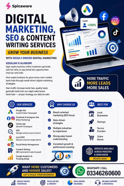 Digital Marketing, SEO & Content Writing Services | Google Ads Social