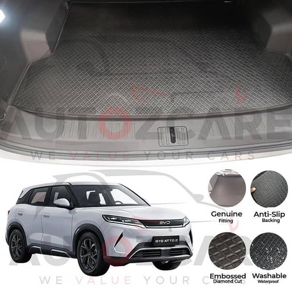 BYD ATTO 2 China Rexine Custom-Size Trunk Mat - Model 2026