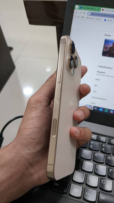 I phone 16 pro max(jv),93 health, 10/10, with box (+923255864072)