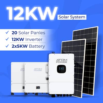 Atom Power Complete 12kW Hybrid Solar Solution