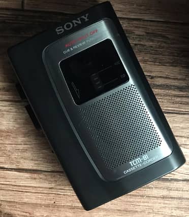 Sony Portable Cassette Recorder