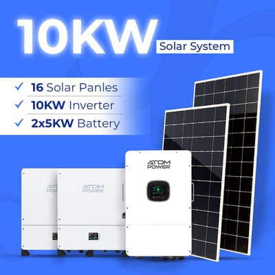 Atom Power Complete 10kW Hybrid Solar Solution