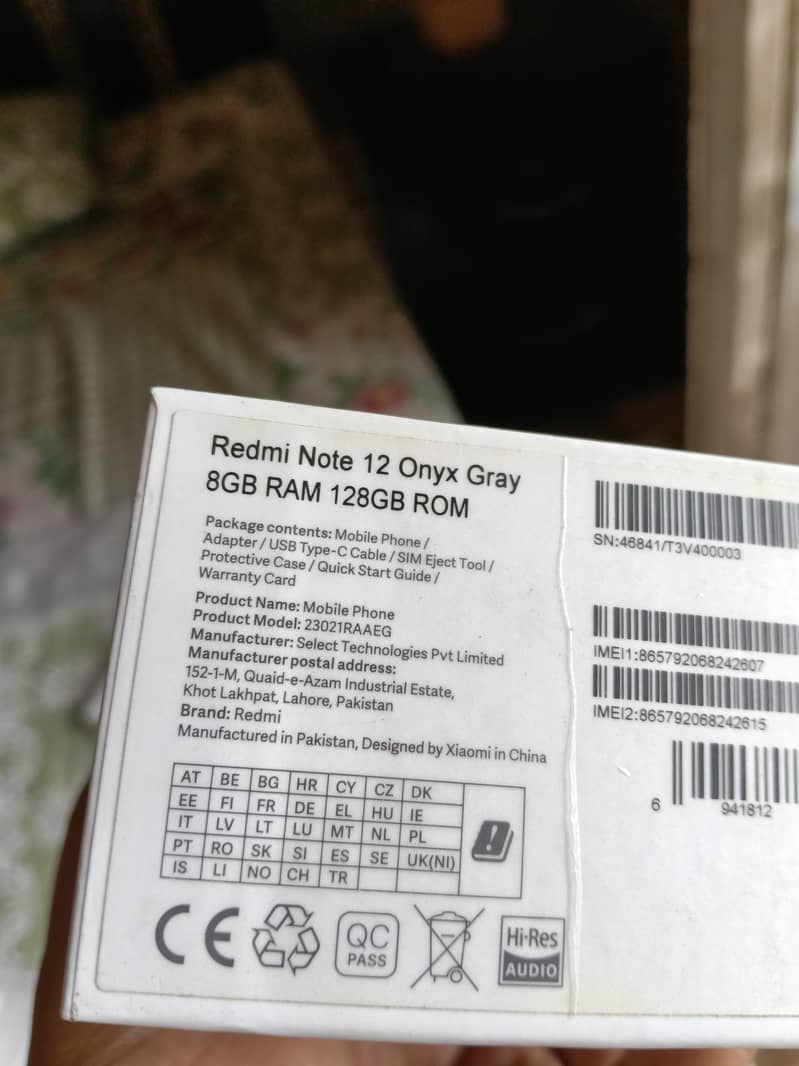 Redmi note 12 8
