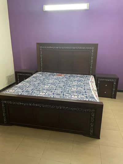 Wooden bed in perfect condition very ideal