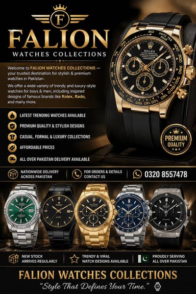 Luxury Branded Watches for Sale - High Quality - Cash on Delivery