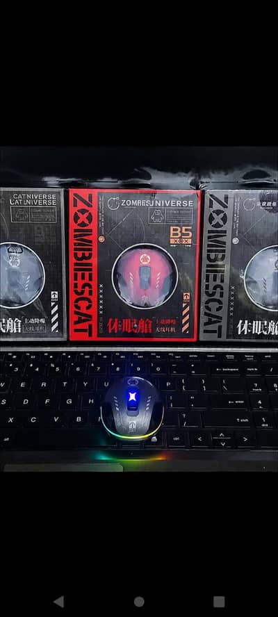 Wireless RGB Gaming Keyboard Mouse Combo - Like New - COD Faisalabad