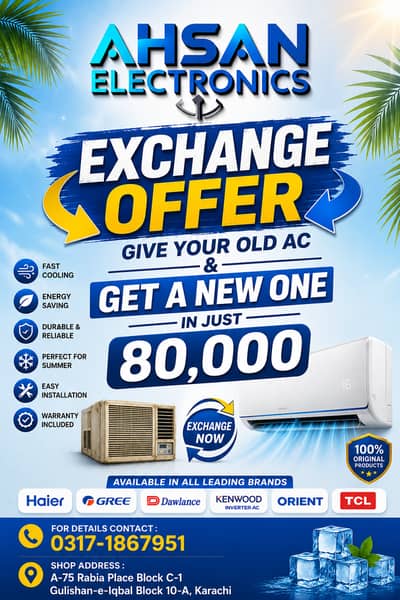 Split AC Exchange Mega offer