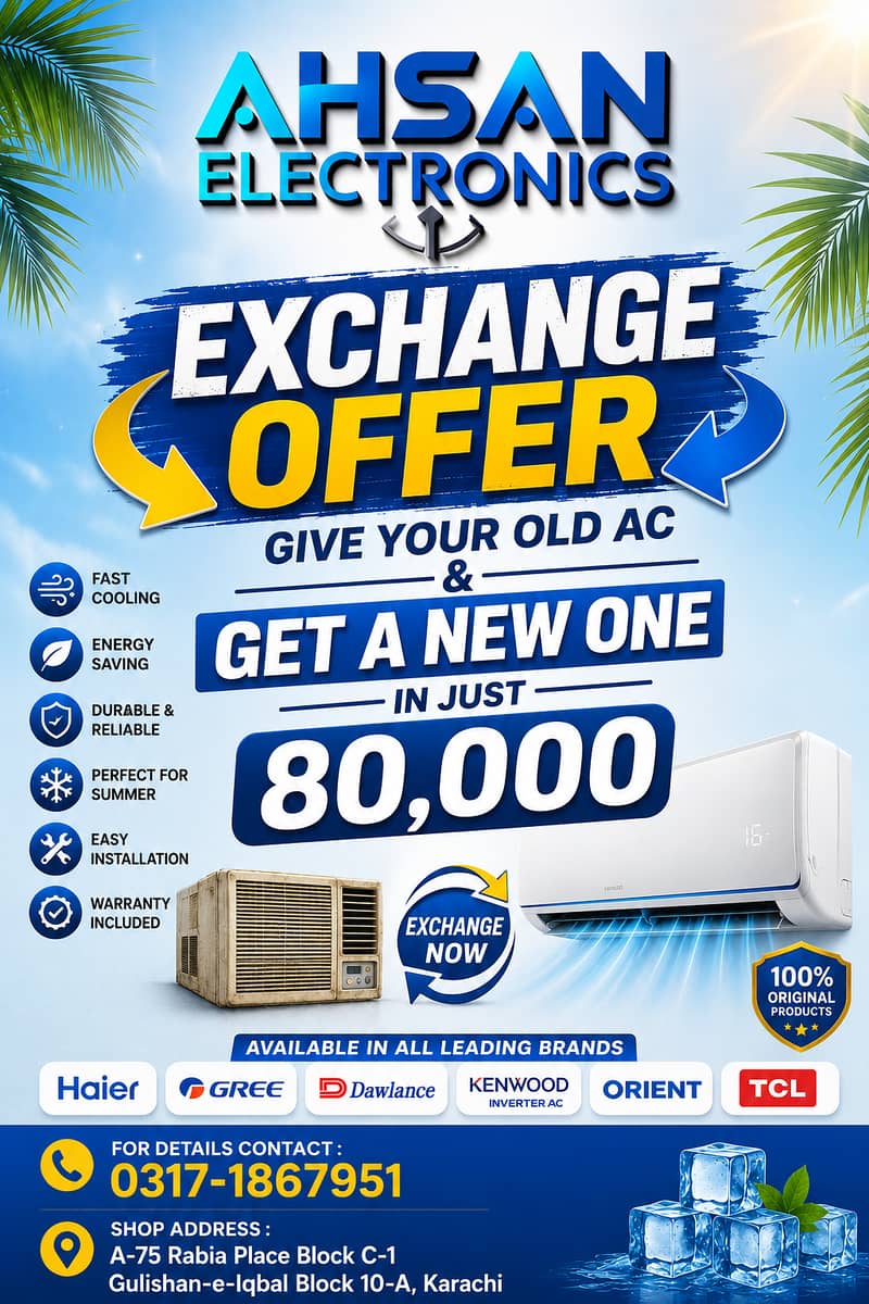 Split AC Exchange Mega offer 0