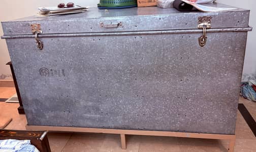 Custom Made Large Trunk/Peti with Heavy-Duty Stand – Good Condition