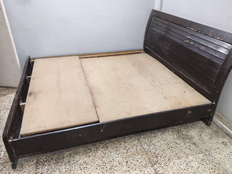 King Size Solid Wood Bed Frame 1