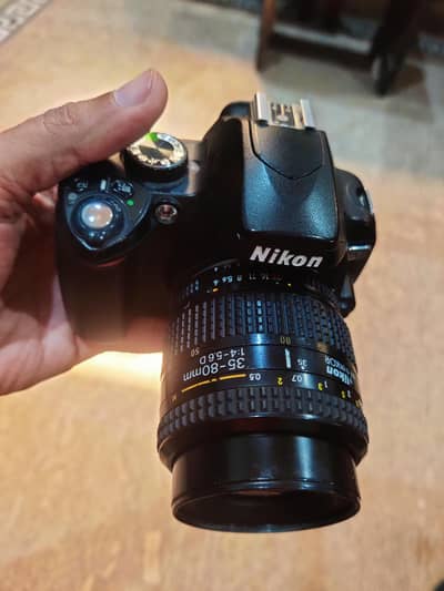 nikon d60 dslr camera with 35-80mm manual lens