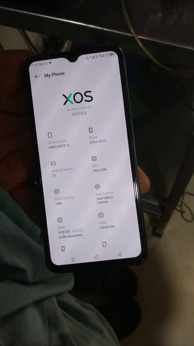 Infinix note12 16/128 with box