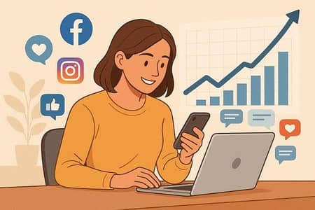 Female candidates for Email marketing/Social media