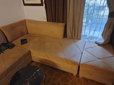 L_ shaped sofa