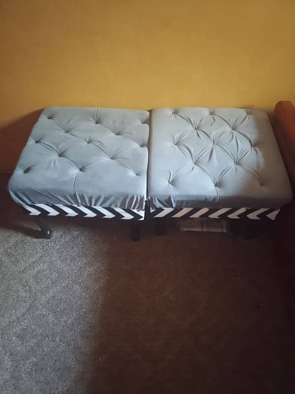 couch with two stool 2