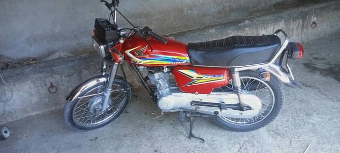 honda 125 2019 model Islamabad number golden (20)