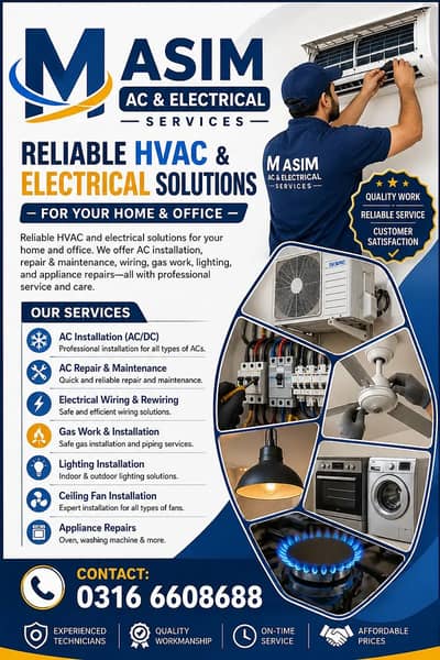 Fridge Repair /AC Repair / AC Service/installation AC/DC Installation