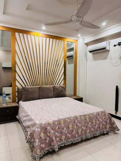 Makka tower one bedroom apartment fully luxury furnished available for rent location E-11/4