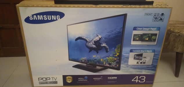 samsung series 4 plasma tv full HD 1080p, condition: good.