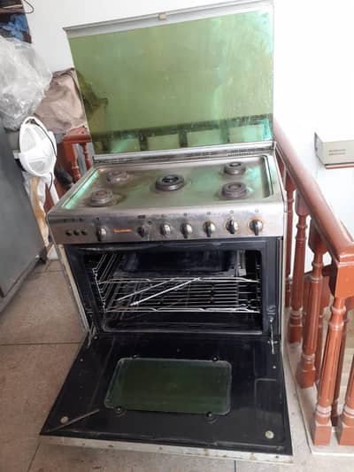Corona 5 Burners Glass Top Cooking Range C-505 SS
