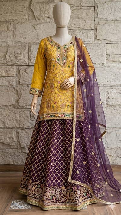 stitched / Ready to wear /3 PCs dress
