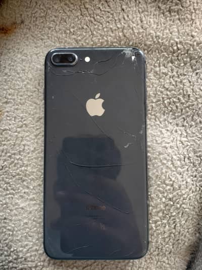 iPhone 8 plus back damage panel damage battery health 76 percent