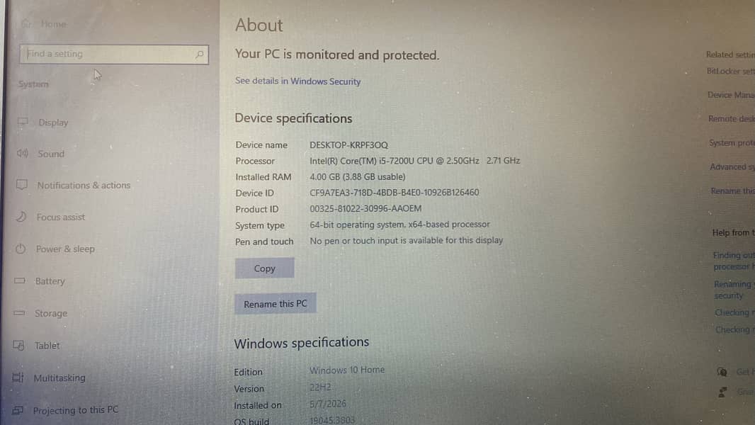 Hp corei5 3