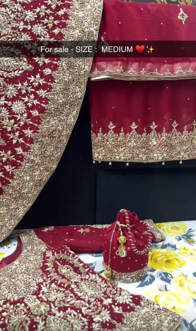 Bridal lehenga mehroon colour