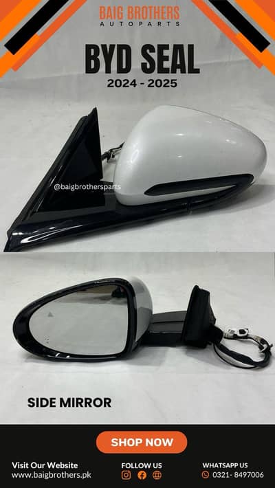 Hyundai Santa Fe Honda Civic Sportage Awd Fwd Side Mirror Cover Glass.