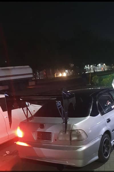 Custom made long spoiler