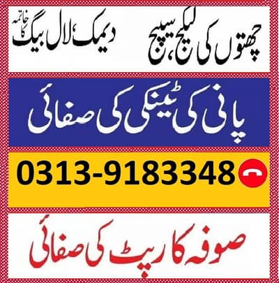 Water Tank Cleaning, Sofa Carpet Washing Home Service, Fumigation